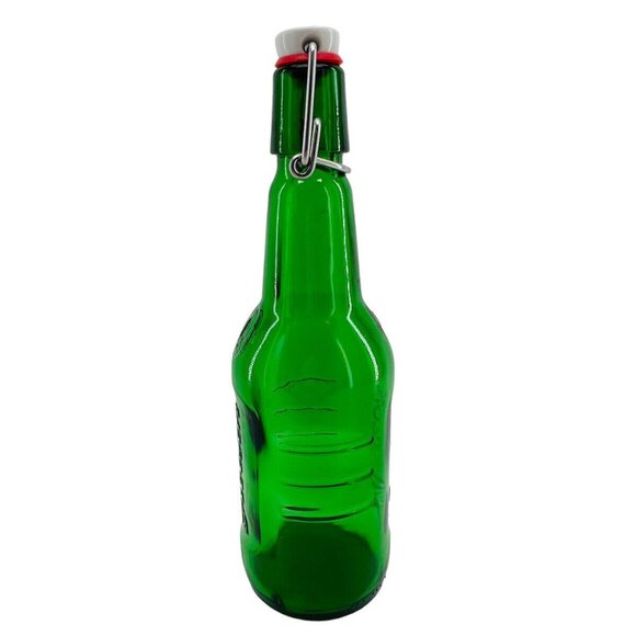 Grolsch Swing Top Beer Bottle Green Glass 16 oz Home Brew - Picture 5 of 9